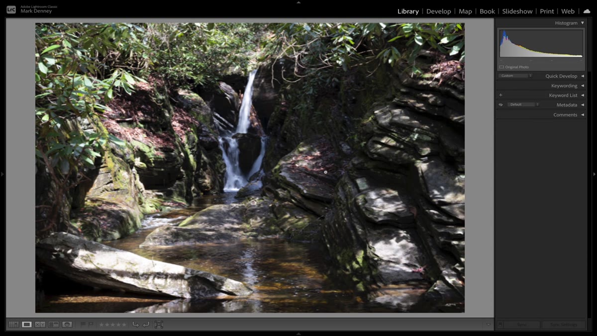 Looking at reference photography for compositional study