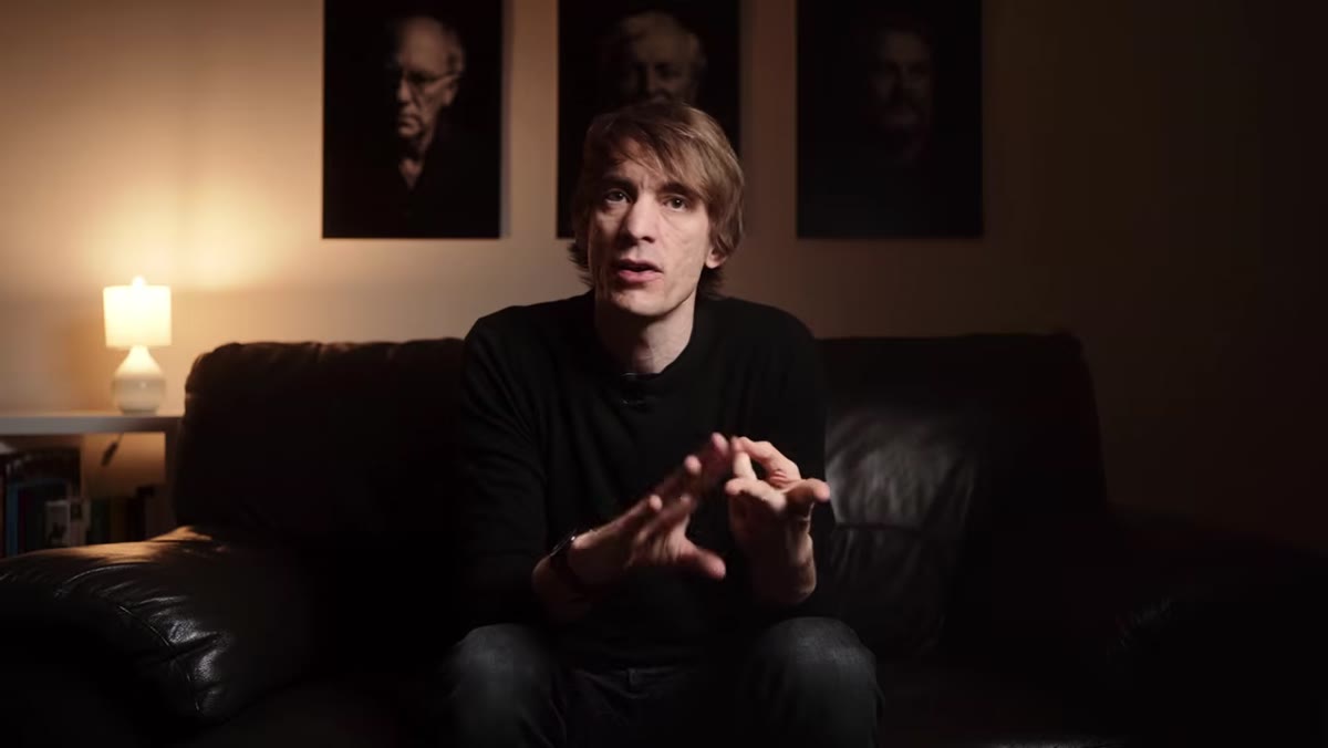 Color grading on a cinematic set, controlled color choices shown