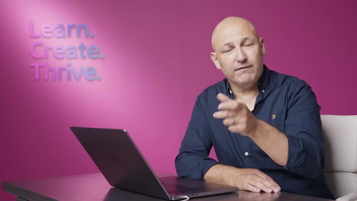 Karl Taylor reviewing images and iterating on lighting and pose