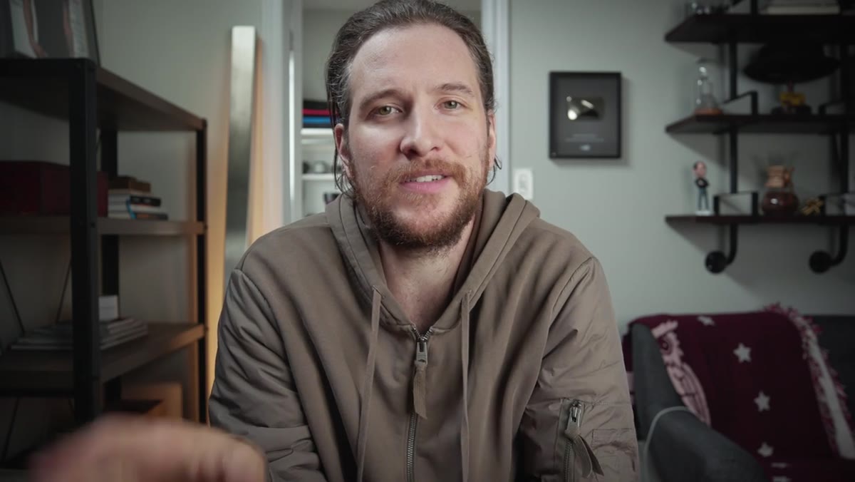 Creator describes a personal phone photo taken before his first video