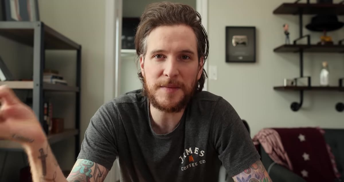 Peter explaining how social media can damage creative motivation