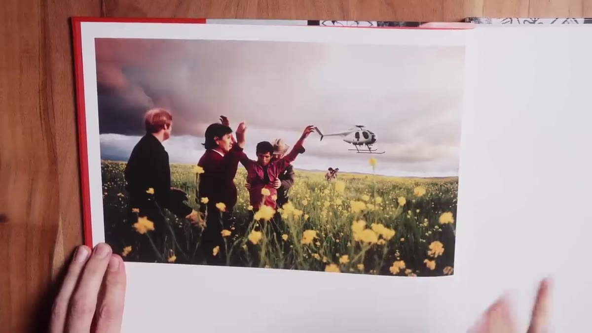 Tucker analyzing a specific Alex Webb photograph from the book