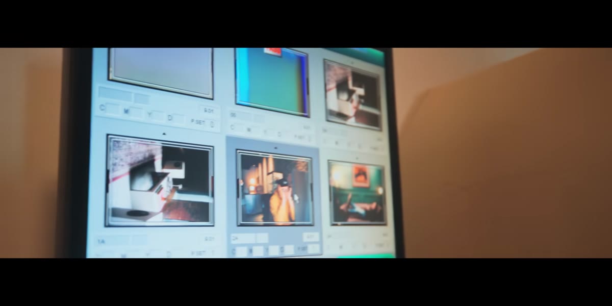 Reviewing unscanned negatives on a light table for sharpness