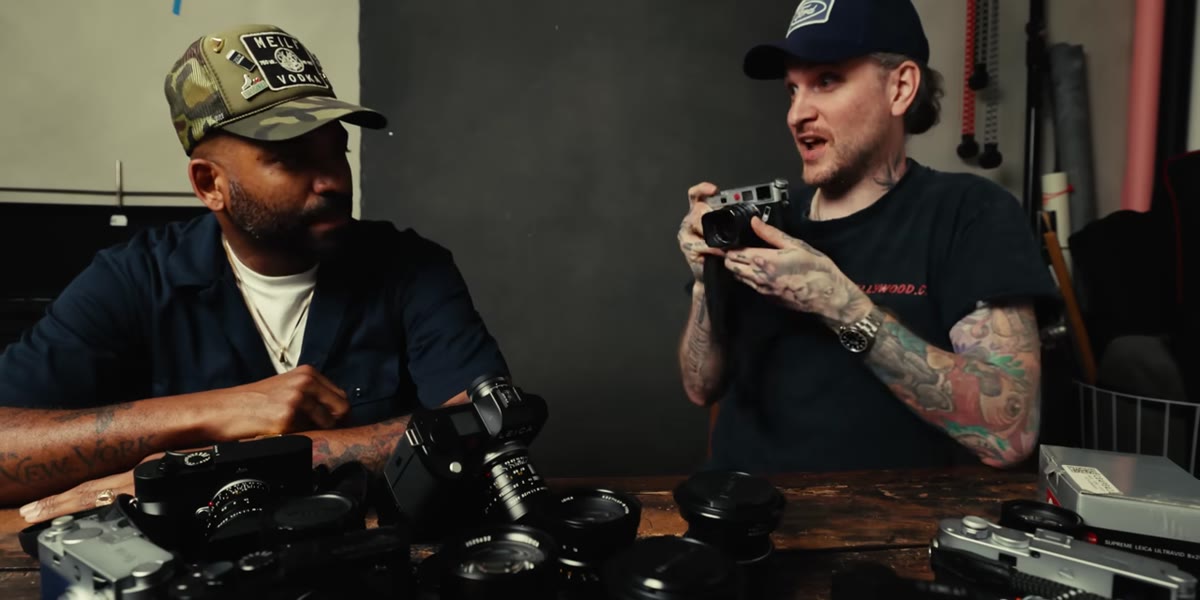 McKinnon and Roman discussing shooting at close range with wide lenses