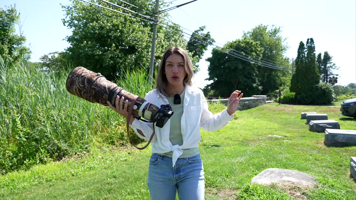 Chelsea choosing not to approach the wood stork&rsquo;s known location