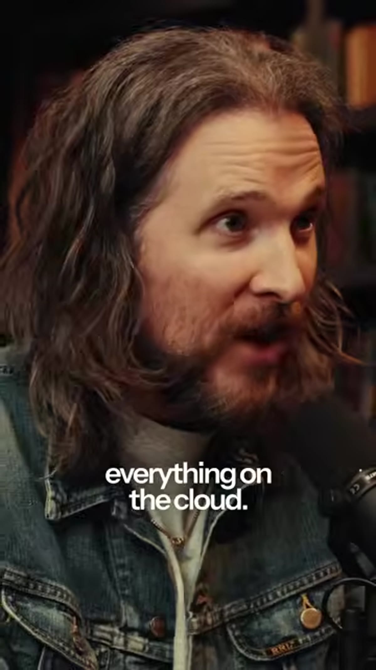 Discussion about everything being stored in the cloud
